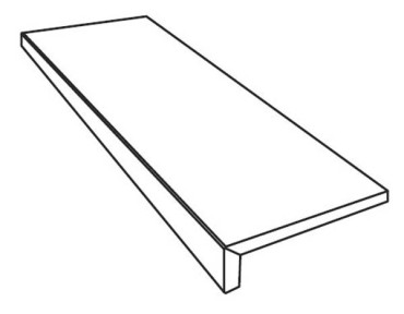 Фронтальная ступень PIETRA VIVA GTOP.IVORY NAT RET. (PF60012281) 32x120x4.5 от ABK Ceramiche (Италия) в Москве