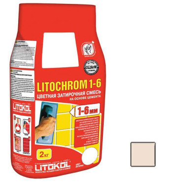 Litochrom 1-6 С.210 персик алюм.(2кг.) от Litokol (Россия) в Москве