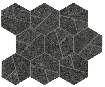 Мозаика Boost Stone Tarmac Mosaico Hex (A7C2) 25x28.5 от Atlas Concorde (Италия) в Москве
