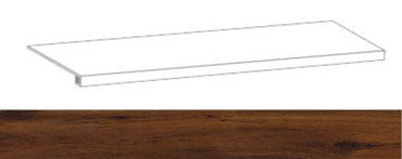 Фронтальная ступень S.WOOD GRADONE 120 WOOD NUT 33x120 от Sant Agostino (Италия) в Москве