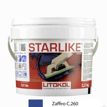 Litochrom Starlike C.260 синий (2,5кг) от Litokol (Россия) в Москве