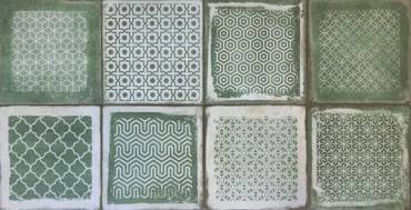 Керамогранит TOSCANA GREEN DECO 20 20x20 от Decocer (Испания) в Москве