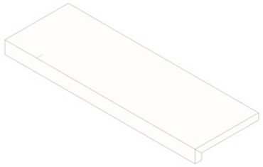 Фронтальная ступень Boost Stone White Elemento L Grip (A7P8) 33x120 от Atlas Concorde (Италия) в Москве