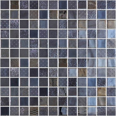 Мозаика Steel Black 31.1x31.1 от Onix Mosaico (Испания) в Москве
