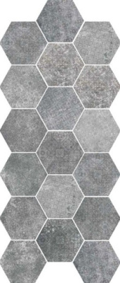 Керамогранит Pompeia Decor Gris (MNP000008) 20x24 от Monopole (Испания) в Москве