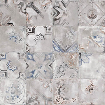Керамогранит PLAY RE-USED MIX GREY (PF60003480) 20x20 от ABK Ceramiche (Италия) в Москве