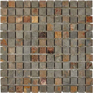 Мозаика PIX299 из сланца (23x23) 30.5x30.5 от Pixmosaic (Китай) в Москве