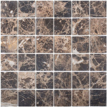 Мозаика Dark Emperador Matt (48X48) (JMST071) 30.5x30.5x8 от StarMosaic (Китай) в Москве