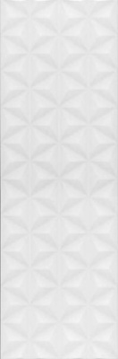 Настенная плитка Диагональ белый структура обрезной (12119R) 25x75 от Kerama Marazzi (Россия) в Москве