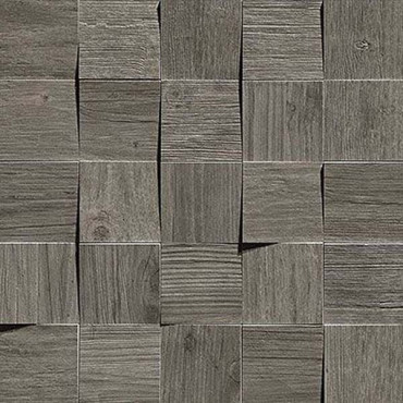 Мозаика Axi Grey Timber Mosaico 3D (AMV4) 35x35 от Atlas Concorde (Италия) в Москве