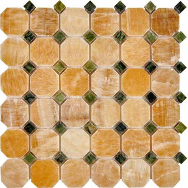 Мозаика PIX210 из оникса и мрамора (48x48) 30.5x30.5 от Pixmosaic (Китай) в Москве