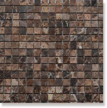 Мозаика Marble Dark Imperador (1.5x1.5) 30.5x30.5 от Art&Natura (Италия) в Москве