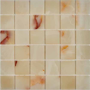 Мозаика PIX207 из оникса (48x48) 30.5x30.5 от Pixmosaic (Китай) в Москве