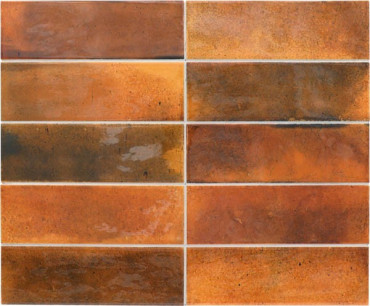 Настенная плитка HANOI BURNT RED (30038) 6.5x20 от Equipe Ceramicas (Испания) в Москве