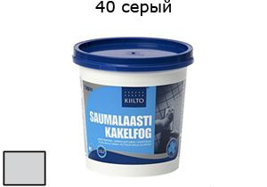 Затирка для швов Saumalaasti № 40 (1 кг) серый от Kiilto (Финляндия) в Москве