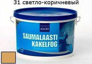Затирка для швов Saumalaasti № 31 (3 кг) светло-коричневый от Kiilto (Финляндия) в Москве