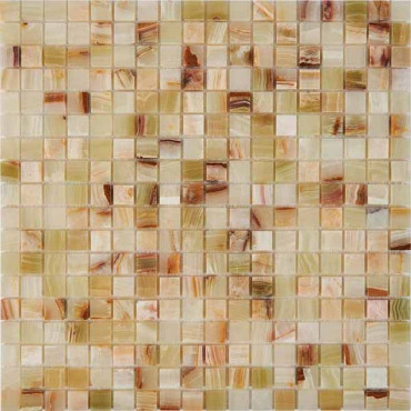 Мозаика PIX201 из оникса (15x15) 30.5x30.5 от Pixmosaic (Китай) в Москве
