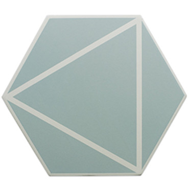 Керамогранит FANCY LINES BLUE (127016) 20x23 от DNA Tiles (Испания) в Москве