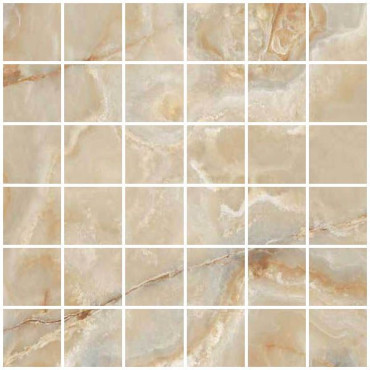 Мозаика ONYX&MORE GOLDEN ONYX SATIN MOS. 5X5 (767647) 30x30 от Casa Dolce Casa (Италия) в Москве