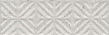 Бордюр Карму серый светлый матовый обрезной (11209R/4) 30x9.6x10 от Kerama Marazzi (Россия) в Москве