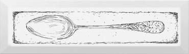 Декор NT\B51\9001 Ложка чёрный 8.5x28.5 от Kerama Marazzi (Россия) в Москве