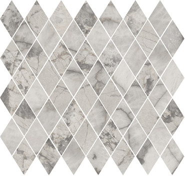 Мозаика ROMBO GEMSTONE GREY LAP RET (179155) 31x31 от La Fabbrica (Италия) в Москве