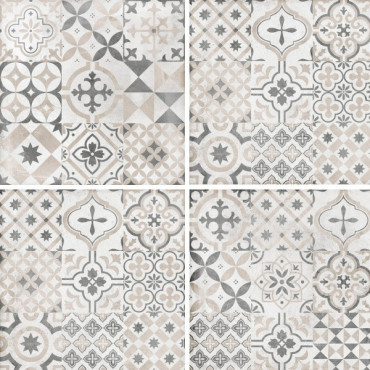 Керамогранит Цемент Стайл Орнамент (8мм) (7246-0005) 45x45 от Lasselsberger Ceramics (Россия) в Москве