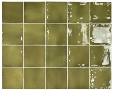 Настенная плитка MANACOR BASIL GREEN (26918) 10x10 от Equipe Ceramicas (Испания) в Москве