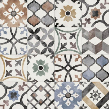 Керамогранит PLAY CLASSIC MIX MULTICOLOR (PF60003474) 20x20 от ABK Ceramiche (Италия) в Москве