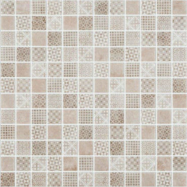Мозаика Born Beige (на сетке) бежевый 31.7x31.7 от Vidrepur (Испания) в Москве