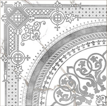 Декор Classic Marble G-270/G/d02 Белый 40x40 от Grasaro (Россия) в Москве