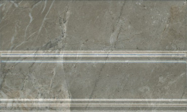 Плинтус Кантата серый глянцевый (FMB034) 25x15x1.5 от Kerama Marazzi (Россия) в Москве