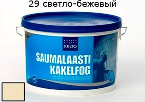Затирка для швов Saumalaasti № 29 (3 кг) светло-бежевый от Kiilto (Финляндия) в Москве