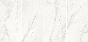 Керамогранит Ultra Marmi Calacatta Lincoln Luc Shiny (6mm) (Mix4 без подбора) 300x150 от Ariostea (Италия) в Москве