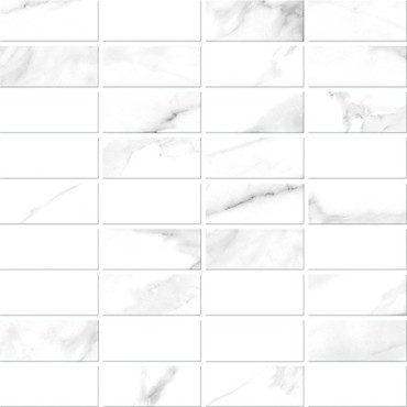 Мозаика White stream белый (16677) 30x30 от Mei (Германия) в Москве