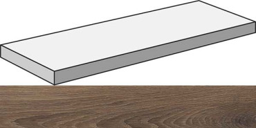 Угловая ступень ECO CHIC ANG.TOP SX BROWN RET левая (PF60006669) 32x120x4.5 от ABK Ceramiche (Италия) в Москве