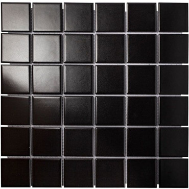 Мозаика Black Matt (WB73000) (4.8x4.8) 30.6x30.6x6 от StarMosaic (Китай) в Москве