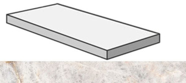 Угловая ступень SENSI GEMS ANG.TOP DX CRYSTAL правая (PF60005698) 32x120x4.5x2 от ABK Ceramiche (Италия) в Москве