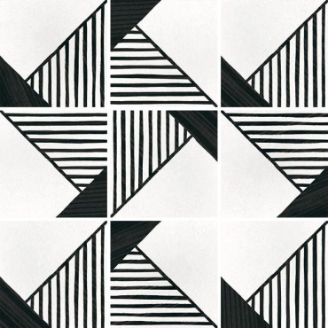Керамогранит CAPRICE ORIGAMI B&W 20x20 от Equipe Ceramicas (Испания) в Москве