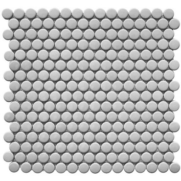 Мозаика Penny Round Grey Glossy (NK50096) 31.5x30.9x6 от StarMosaic (Китай) в Москве