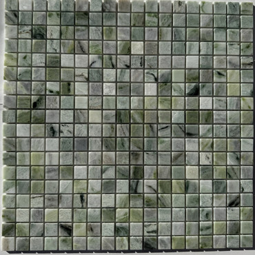 Мозаика PIX 312 Jet Green Полированная (15х15) 30.5x30.5x4 от Pixmosaic (Китай) в Москве