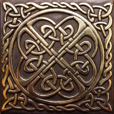 Декор BRONZO-25 вставка WALES латунная 5x5 от BronzoDecor (Россия) в Москве