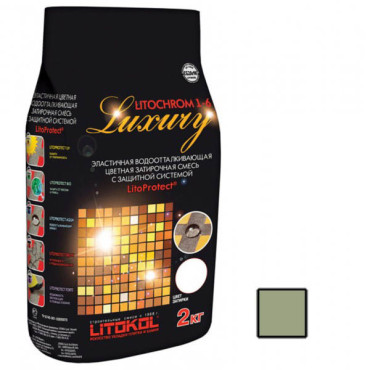 Затирка для швов LITOCHROM 1-6 LUXURY С.330 киви затирочная смесь (2 кг) от Litokol (Россия) в Москве