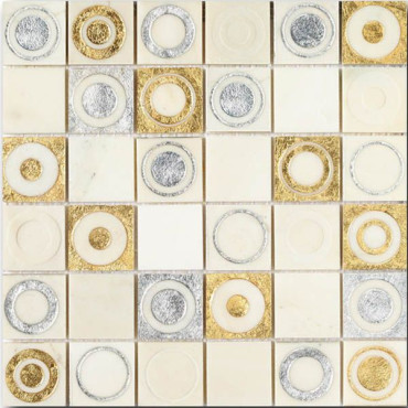 Мозаика Equilibrio 006A (4.8x4.8) 30x30 от Art&Natura (Италия) в Москве