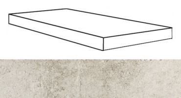 Угловая ступень REX LA ROCHE BLANC GRADINO DX (742256) правая 33x120x3 от REX Ceramiche (Италия) в Москве