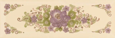 Декор настенный Metro Gzhel decor 09 10x30 от Gracia Ceramica (Россия) в Москве