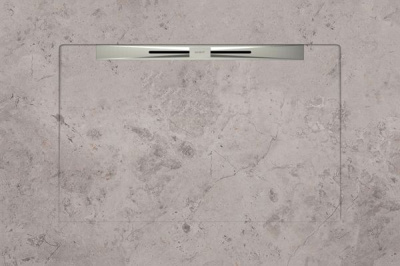 Керамический душевой поддон FIBRE GREY - SLOPE NOVA LINE 90x135 от Aquanit (Турция) в Москве