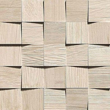 Мозаика Axi White Pine Mosaico 3D (AMV7) 35x35 от Atlas Concorde (Италия) в Москве