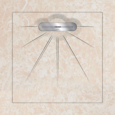Керамический душевой поддон EMPRADOR BEIGE - MULTI LINEAR MASSIVE 90 90x90 от Aquanit (Турция) в Москве