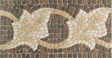 Бордюр Cenefa Afrodita Marron 21.7x43.5 от Vives Ceramica (Испания) в Москве